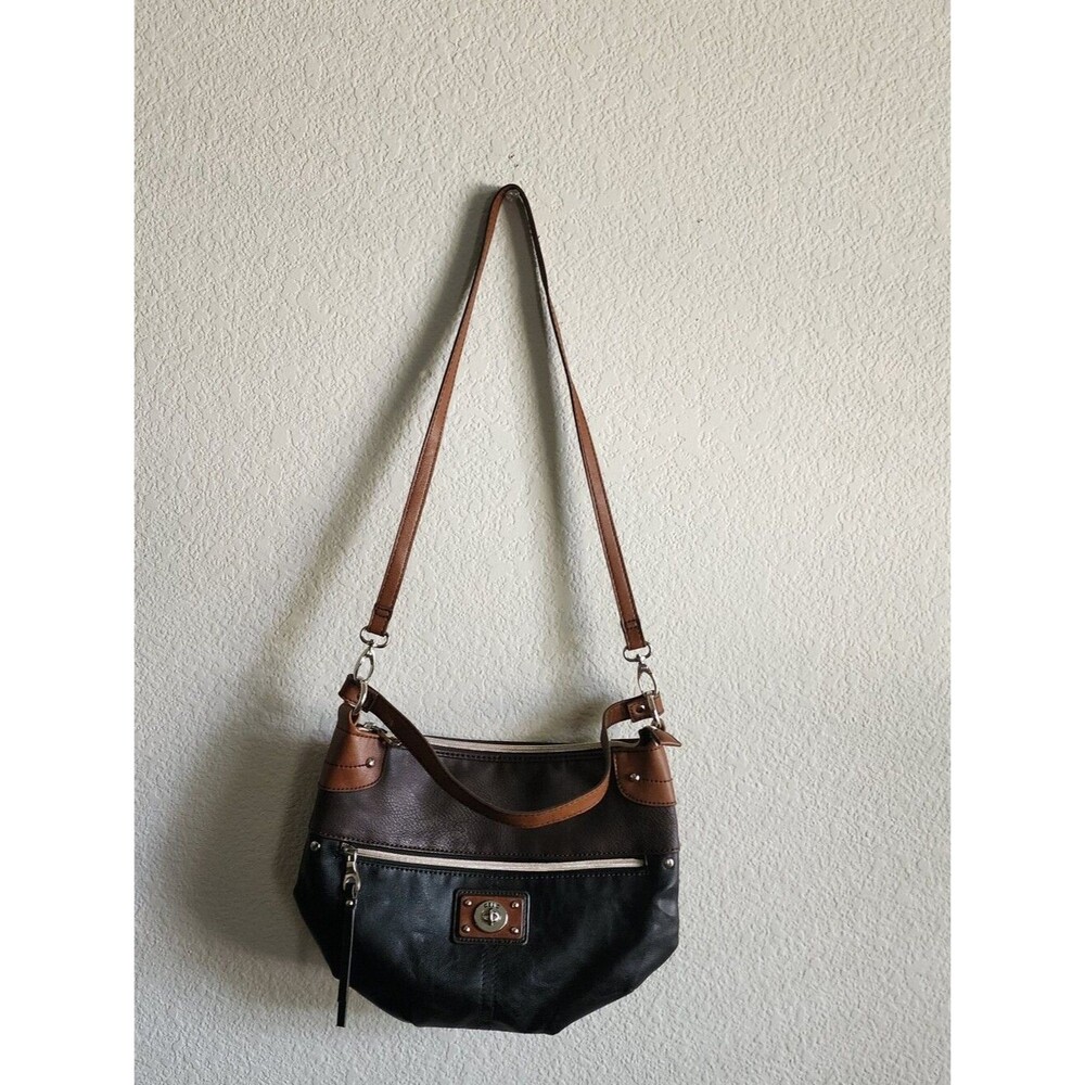 Relic Prescott Black Brown Boho Shoulder Bag